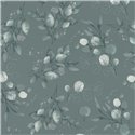 Papeldecor|Silver and Green Eucalyptus Leaves Floral Wallpaper|Wallpaper