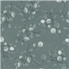 Papeldecor|Tapete Blumen Silber und Grün Eukalyptusblätter|Tapeten