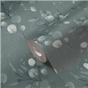 Papeldecor|Silver and Green Eucalyptus Leaves Floral Wallpaper|Wallpaper