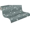Papeldecor|Silver and Green Eucalyptus Leaves Floral Wallpaper|Wallpaper