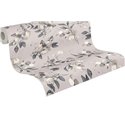 Papeldecor|Beige and Black Eucalyptus Leaves Floral Wallpaper|Wallpaper