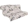 Papeldecor|Tapete Blumen Eukalyptusblätter Beige und Schwarz|Tapeten