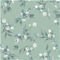 Papeldecor|Gray and Green Eucalyptus Leaves Wallpaper|Floral