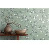 Papeldecor|Gray and Green Eucalyptus Leaves Wallpaper|Floral