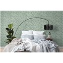 Papeldecor|Papier peint feuilles d'eucalyptus grises et vert|Floral