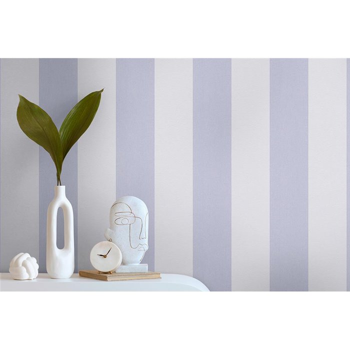 Papeldecor|Wide Pink and Violet Stripes Wallpaper|Stripes