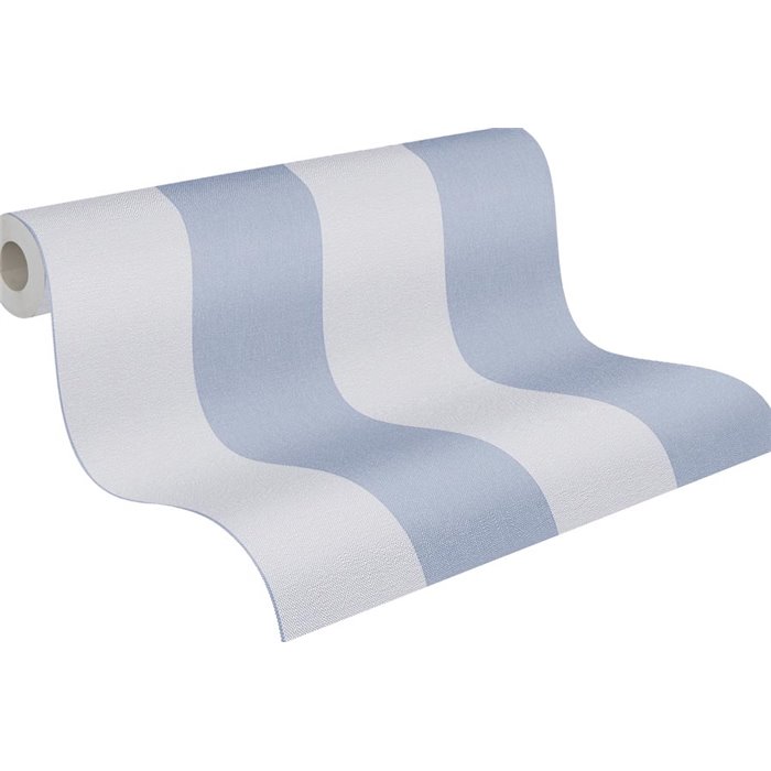 Papeldecor|Tapete Breite Streifen Rosa und Violett|Streifen