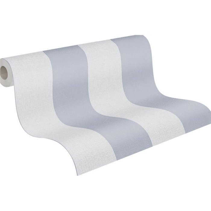 Papeldecor|Papier peint rayures larges couleur gris|Rayures