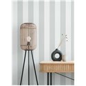 Papeldecor|Tapete Breite Streifen Weiß und Grau|Streifen
