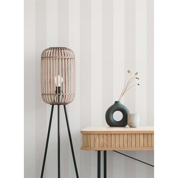 Papeldecor|Papel pintado rayas anchas tonos beige crema|Rayas