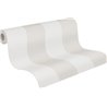 Papeldecor|Tapete Breite Streifen Töne Beige Creme|Streifen