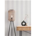 Papeldecor|Papier peint rayures larges blanc et gris|Rayures