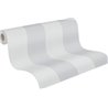 Papeldecor|Papier peint rayures larges blanc et gris|Rayures