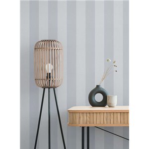 Papeldecor|Papier peint rayures larges bleu et turquoise|Rayures 2