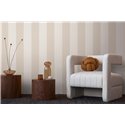 Papeldecor|Wide White and Brown Stripes Wallpaper|Stripes
