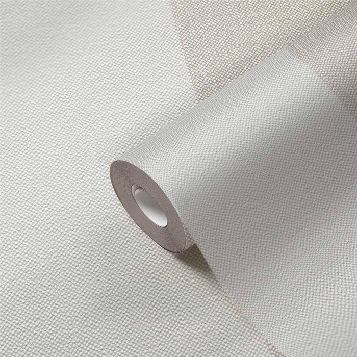 Papeldecor|Papel pintado rayas anchas blanco y marrón|Rayas