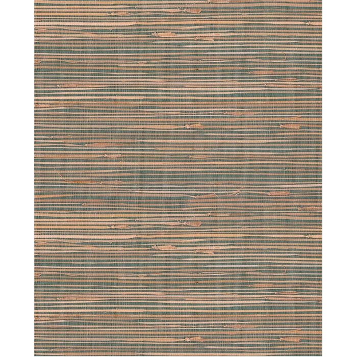 Revestimiento pared alga marina tejida marrón verde étnico - Eijffinger Natural Wallcoverings 3 303512