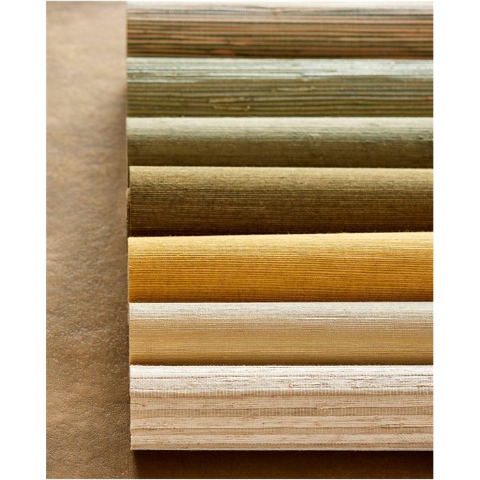 Revestimiento pared alga marina tejida marrón verde étnico - Eijffinger Natural Wallcoverings 3 303512