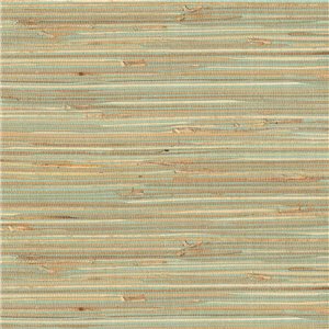 Casamance|Wallcovering sisal square mosaic Japanese style ivory|Wall Coverings