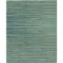 Eijffinger|Revêtements Muraux paille bambou teintée bleu vert oriental|Revêtements Muraux