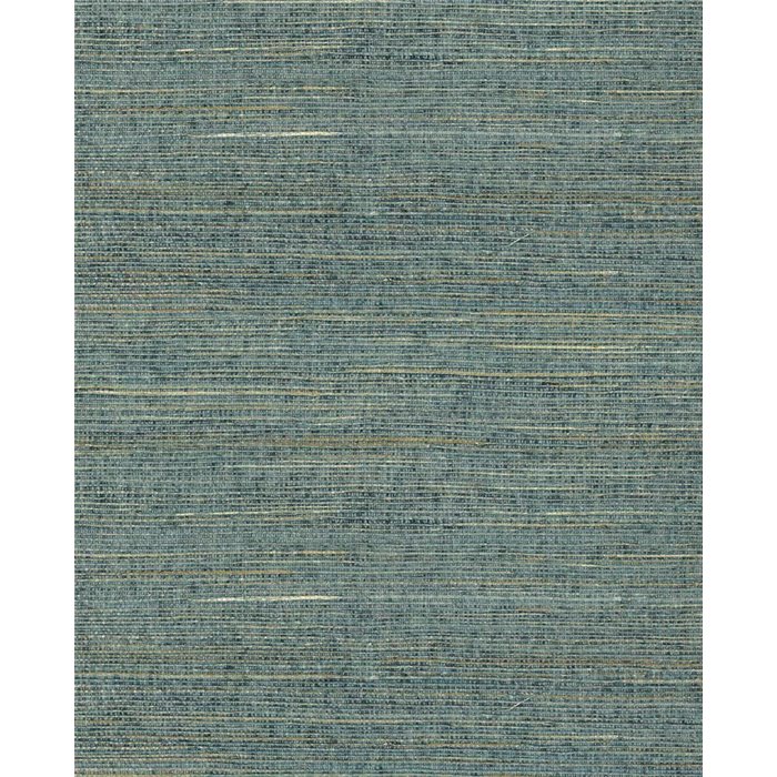 Revestimiento pared rafia natural teñida brillo azul rústico étnico - Eijffinger Natural Wallcoverings 3 303524