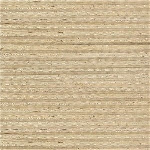 Caselio|Brown faux jute wallpaper|Raffia Imitation