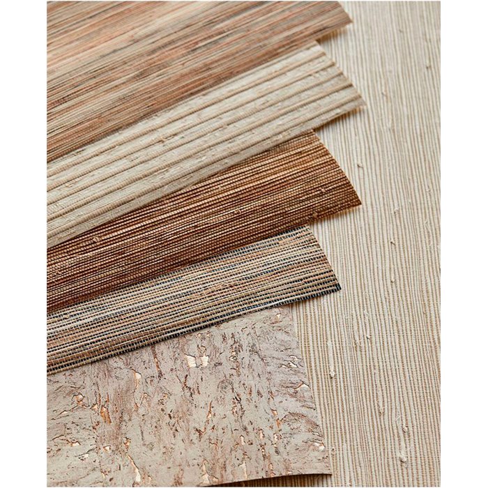 Revestimiento pared corcho brillo beige arena rústico moderno - Eijffinger Natural Wallcoverings 3 303564