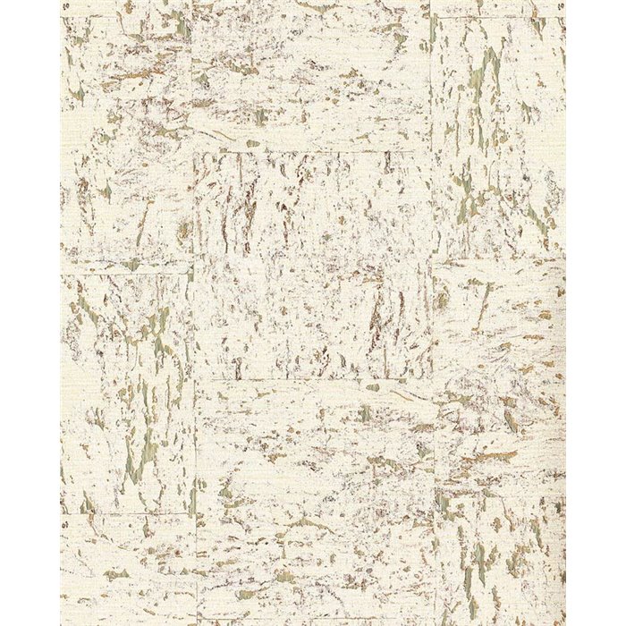 Eijffinger|Wallcovering cork panel shiny cream white contemporary|Wall Coverings
