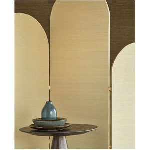 Casamance|Revestimiento pared liso tejidos naturales texturizados topo|Revestimientos de Pared 2