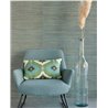 Eijffinger|Wallcovering bamboo straw dyed blue green oriental|Wall Coverings