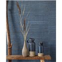Revestimiento pared rafia efecto brillo azul contemporáneo - Eijffinger Natural Wallcoverings 3 303533