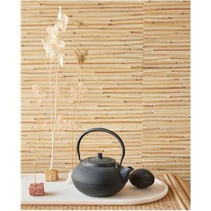 Casamance|Wandverkleidung Raffia natur gewebt Madagaskar beige|Wandverkleidungen 2