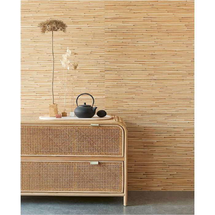 Eijffinger|Revêtements Muraux bambou tissé beige sable japandi|Revêtements Muraux