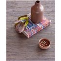 Eijffinger|Revêtements Muraux raphia teinté brillant marron lilas ethnique|Revêtements Muraux