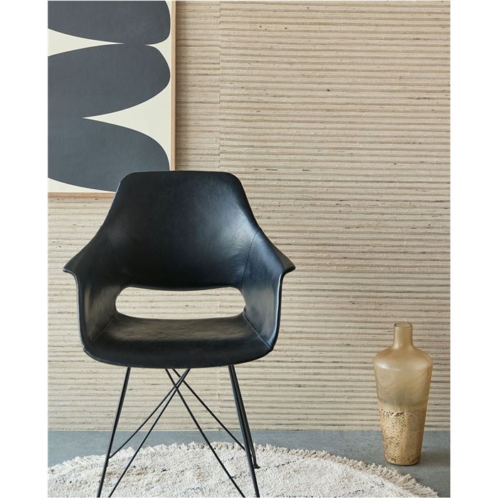 Eijffinger|Revestimiento pared rafia cosida esterilla beige arena japandi|Revestimientos de Pared