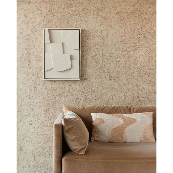 Eijffinger|Revêtements Muraux liège brillant beige sable rustique moderne|Revêtements Muraux