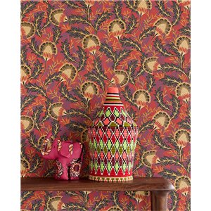 Casamance|Florale Jugendstil Tapete grün|Retro 2
