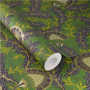 Caselio|Künstlerische Tapete mit geometrischem Muster in Pastelltönen|Modern