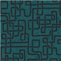 Eijffinger|Papier peint ethnique moderne en tissu Kuba bleu|Moderne
