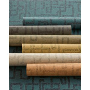 Eijffinger|Modern ethnic Kuba cloth wallpaper in blue|Modern 2