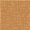 Eijffinger|Papier peint ethnique moderne en tissu Kuba orange terracotta|Ethnique