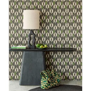 As Creation|Wallpaper boho floral style in terracotta brown|Ethnic 2