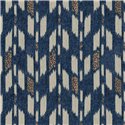 Papel pintado ikat azul étnico moderno - Eijffinger Solange 340245