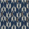 Papel pintado ikat azul étnico moderno - Eijffinger Solange 340245