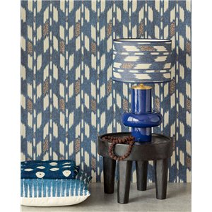 Eijffinger|Moderne ethnische Ikat-Tapete pastellgrün|Ethnisch 2