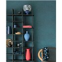 Eijffinger|Timeless thick linen wallpaper in blue|Fabric Imitation