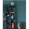 Eijffinger|Timeless thick linen wallpaper in blue|Fabric Imitation
