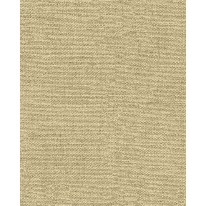 Eijffinger|Timeless thick linen wallpaper in yellow|Fabric Imitation