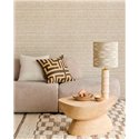Eijffinger|Modern ethnic batik raffia wallpaper in beige|Raffia Imitation