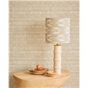 Eijffinger|Papier peint raphia batik ethnique moderne beige|Imitation Raphia
